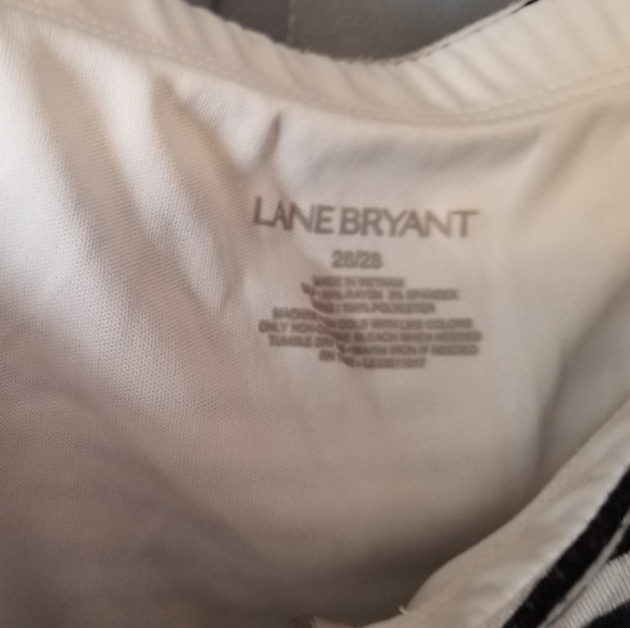 Lane Bryant Wave Stripe Tube Top - Picture 4 of 6